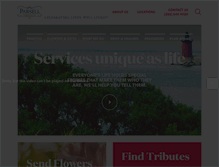 Tablet Screenshot of parsellfuneralhomes.com